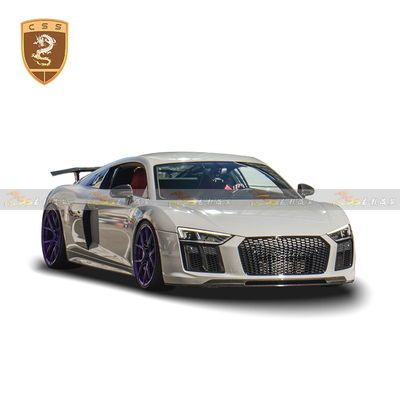 新款奥迪R8改装Vorsteiner碳纤包围尾翼