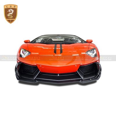 兰博基尼LP700改装Vorsteiner碳纤前唇