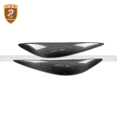 奔驰C级W204碳纤维灯眉