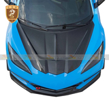 雪佛兰克尔维特C8 CSS干碳纤机盖