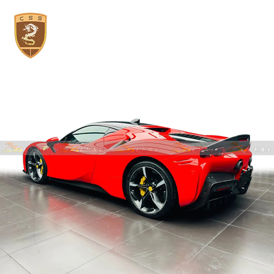 法拉利SF90 干碳纤OEM侧裙