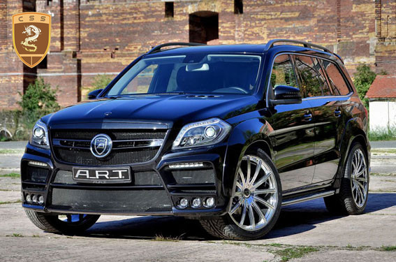 狂野大胆奔驰gl改装art宽体包围