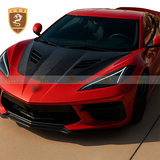 雪佛兰科尔维特C8 Z06 JC款碳纤机盖