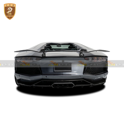 兰博基尼LP700改vorsteiner碳纤尾翼