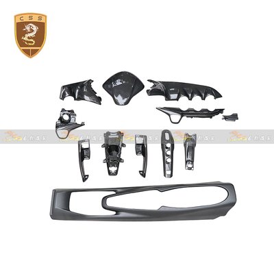 法拉利F12 干碳纤OEM空调口 饰板