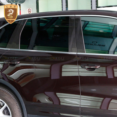 11-17保时捷卡宴958碳纤维中柱贴片