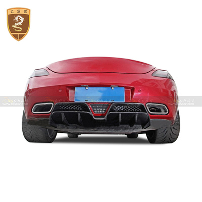 奔驰SLS C197改装renntech碳纤维后唇