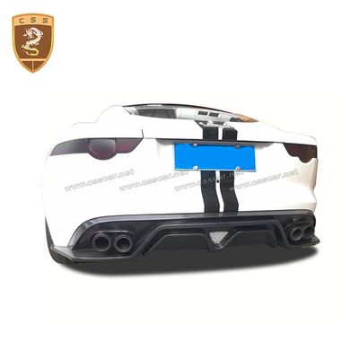 捷豹F-TYPE改4出下巴，排气