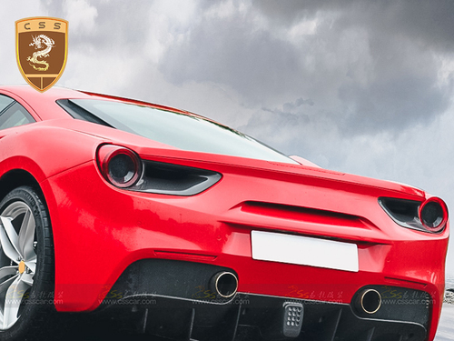 法拉利488碳纤维尾灯罩