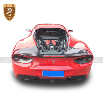 法拉利488GTB碳纤维压尾翼