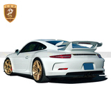保时捷991改GT3碳纤尾翼