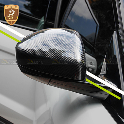 2014路虎极光碳纤黏贴式后视镜壳