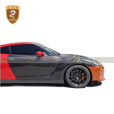 日产GTR r35改装Nismo干碳纤维叶子板