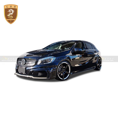 奔驰A级改装ROWEN狼炎包围