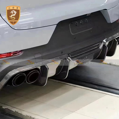 保时捷卡宴9Y0改装FD碳纤后唇