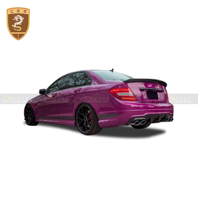 奔驰C级W204 4门VORSTEINER尾翼